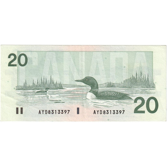 Kanada,
20 dolarů,
EF(40-45)