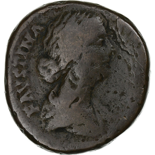 Faustyně II. 
  
  Sestertius, 
  
  161-176