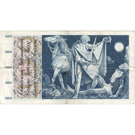 Švýcarsko, 
  
  100 Frankenů, 
  
  1967-06-30