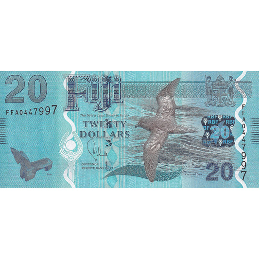 Fidži, 
  
  20 dolarů, 
  
  2013