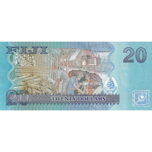 Fidži, 
  
  20 dolarů, 
  
  2013