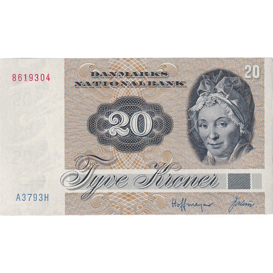 Bankovka, 
  
  Dánsko, 
  
  20 korun